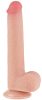 Érzéki dildo csúszó bőrborítással – 17x3,5 cm