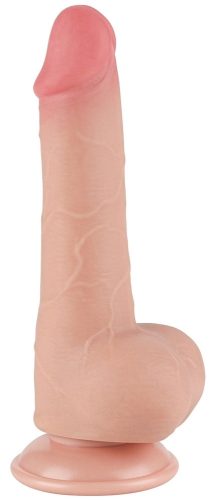 Csúszó bőrfelületű prémium dildó 13 x 3,8 cm