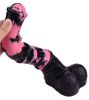 Dildo Horse Tinulf – prémium fekete-pink dildó 28 cm hosszú