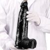 Thorel – prémium fekete dildó 25 x 8 cm