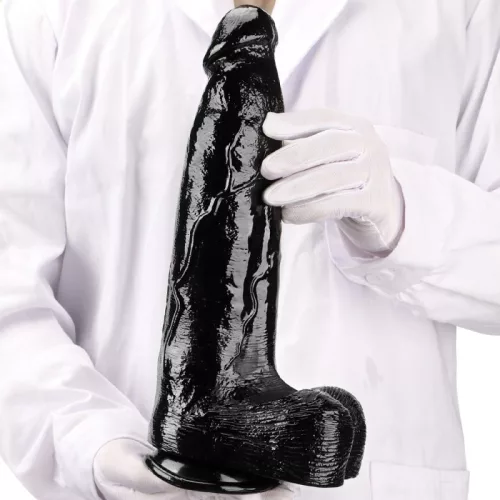Thorel – prémium fekete dildó 25 x 8 cm
