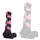 Hurulf Dildo – prémium fekete-rózsaszín 18 cm-es anális zselé