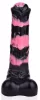Hurulf Dildo – prémium fekete-rózsaszín 18 cm-es anális zselé