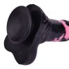 Hurulf Dildo – prémium fekete-rózsaszín 18 cm-es anális zselé