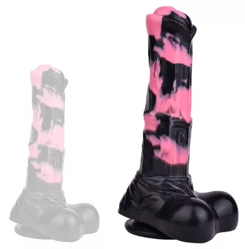 Hurulf Dildo – prémium fekete-rózsaszín intim kényeztetés