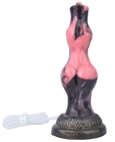 Wolfaw – ejakuláló dildó, 16.5 cm, éjjelfekete