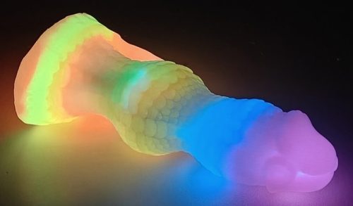 Calieny – foszforeszkáló vibrátor 15 x 5,3 cm