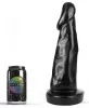 Isak Dark Crystal – prémium üveg dildó 28 cm hosszú