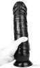 Livio Dark Crystal – prémium üveg dildó 30 cm hosszú