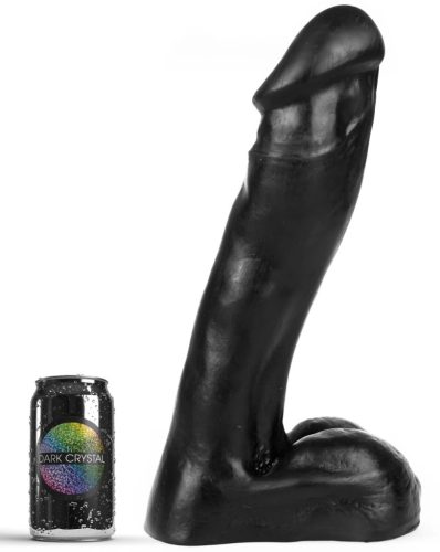 Gregor Dark Crystal – prémium üveg dildó 32 x 9 cm