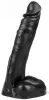 Bjork Dark Crystal – prémium üveg dildó 38 cm hosszú