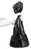 Tonis Dark Crystal – prémium, fekete üveg dildó 29 x 11 cm