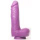 Dildo P08 Jordan – prémium szilárd, lila 17 x 5,3 cm