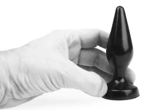 Plug Classic S – érzéki anális kiegészítő, fekete 11 cm