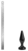 Plug Classic S – érzéki anális kiegészítő, fekete 11 cm