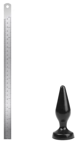 Plug Classic S – érzéki anális kiegészítő, fekete 11 cm