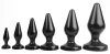 Plug Classic XL – prémium anál vibrátor, 17 x 7,5 cm fekete