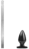 Plug Fat S – érzéki anális kényeztető, 11 cm, fekete