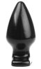 Plug Fat L – prémium anális kényeztető, 15,5 x 9 cm, fekete