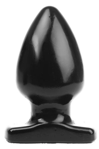 Plug Spade L – prémium anális izgató fekete 15 x 9 cm