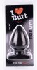 Plug Spade L – prémium anális izgató fekete 15 x 9 cm