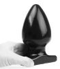 Plug Spade L – prémium anális izgató fekete 15 x 9 cm