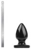 Plug Spade L – prémium anális izgató fekete 15 x 9 cm