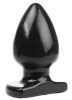 Plug Spade L – prémium anális izgató fekete 15 x 9 cm