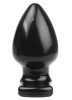 Plug Spade L – prémium anális izgató fekete 15 x 9 cm