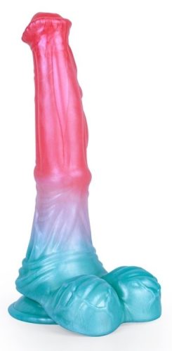 Alien Beast Cyan Rainbow 9.7 "Dildo - C