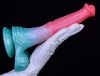 Alien Beast Cyan Rainbow 9.7 "Dildo - C