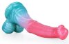 Alien Beast Cyan Rainbow 9.7 "Dildo - C