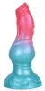 Alien Beast Cyan Rainbow – színes, 7.9" dildó