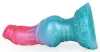 Alien Beast Cyan Rainbow – színes, 7.9" dildó