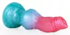 Alien Beast Cyan Rainbow – színes, 7.9" dildó