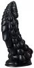 Phen Dildo M – 18 cm-es prémium fekete dildó