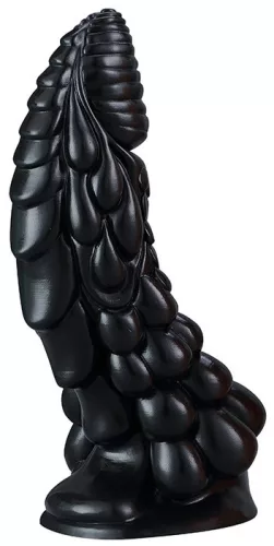Phen Dildo M – 18 cm-es prémium fekete dildó