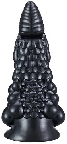Phen Dildo M – 18 cm-es prémium fekete dildó