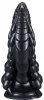 Phen Dildo M – 18 cm-es prémium fekete dildó