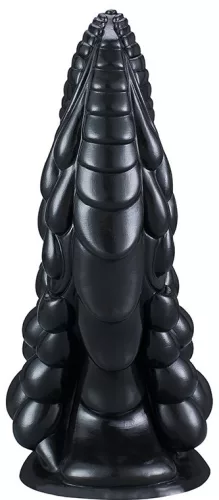 Phen Dildo M – 18 cm-es prémium fekete dildó