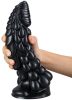 Phen Dildo M – 18 cm-es prémium fekete dildó