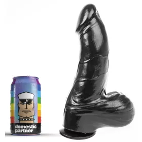 DP84B Grenadier – prémium fekete dildó 18 x 8 cm