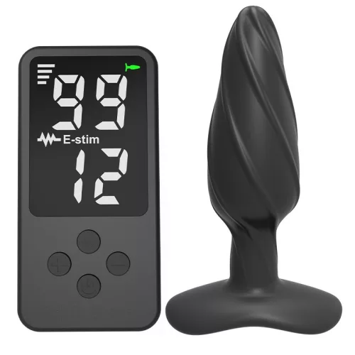 Plug Electro – impulzusos anális stimuláló 10,5 cm x 3,5 cm