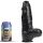 Dildo DP92B Panzer – prémium fekete 18 cm-es intim játék