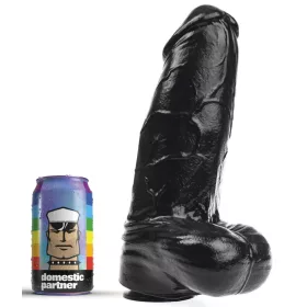 Dildo DP93B Panzer XL – prémium fekete dildó 21 x 9 cm