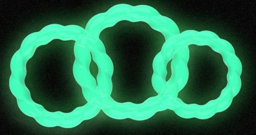 TORTICK – foszforeszkáló, puha péniszgyűrű szett (3 db)