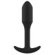 ToyJoy Smooth – selymes anális kényeztető dugó, fekete