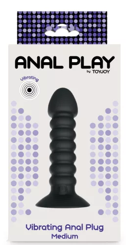 Anal Steez – vibráló anális dugó 10 x 3 cm