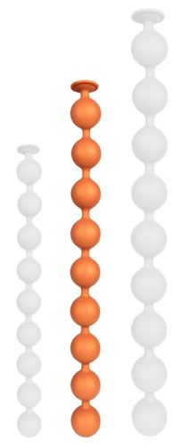 Nocty Balls M – prémium anális golyók narancsszínben