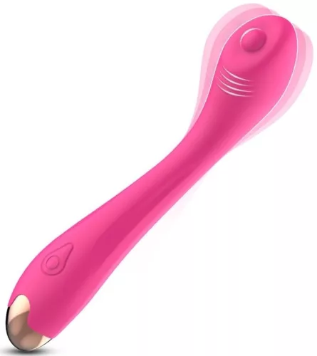 Vibro – érzéki G-pont vibrátor 12 cm, rózsaszín